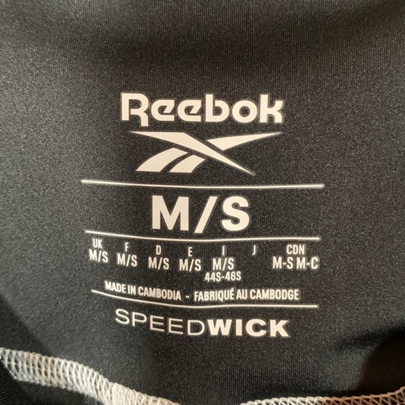 Reebok Black & White Athletic Leggings - Picture 6 of 7